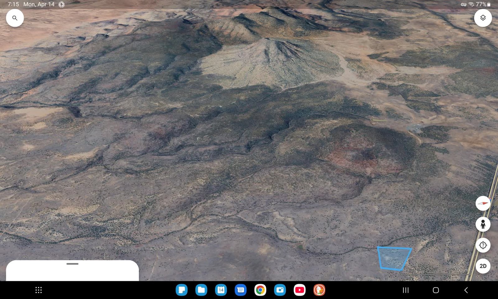 Ash Fork Arizona volcanic terrain canyon creek Juniper Woods Ranch